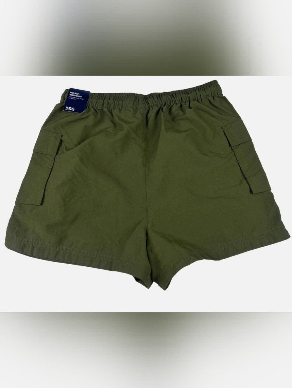 Dick's Sporting Goods (DSG Women's Cargo Woven Shorts Olive High Rise Size Large - Picture 4 of 4